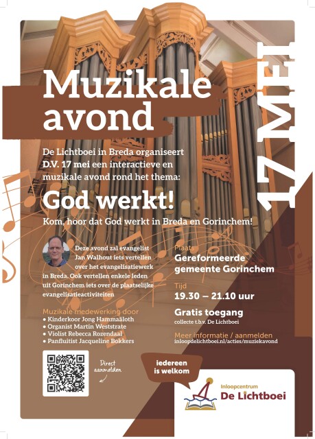 Lichtboei A3 poster concert