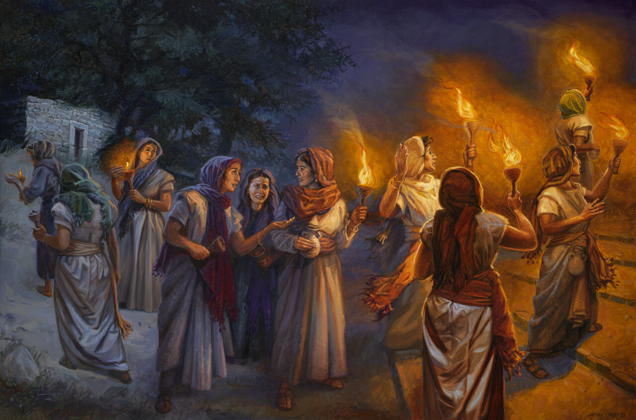 The parable of the ten virgins   Gospel Images