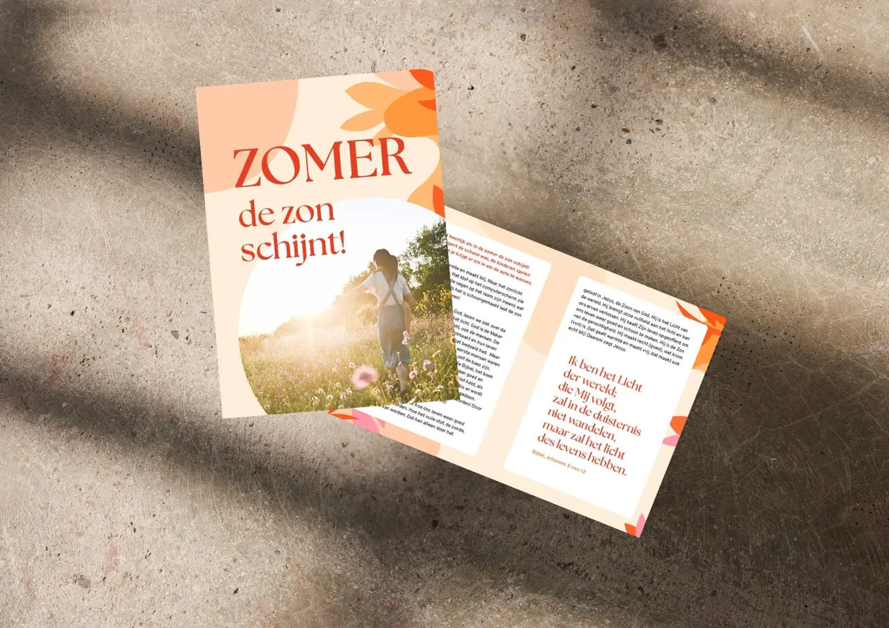 Zomer seizoensfolder EVGG