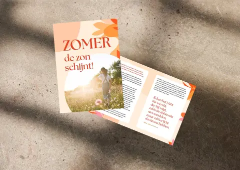 Zomer seizoensfolder EVGG